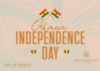 Ghana Independence Day Postcard Image Preview