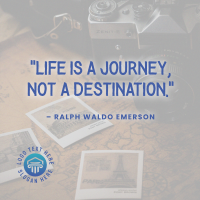 Life is a Journey Linkedin Post