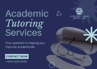 Academic Tutoring Service Postcard