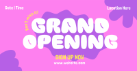 Quirky Grand Opening Facebook Ad