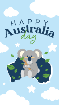 Koala Australia Day Instagram Story