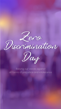 Zero Discrimination Day Facebook Story