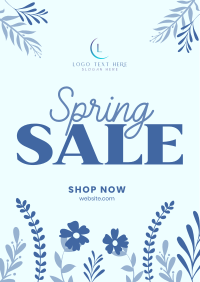 Floral Spring Sale Poster