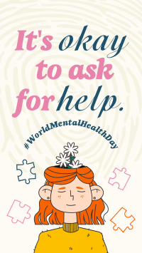 Ask Help Mental Health Instagram Reel