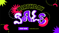 Hippie Birthday Sale Animation