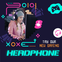 Gaming Headphone Accessory Instagram Post