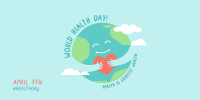 Health Day Earth Twitter Post