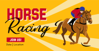 Vintage Horse Racing Facebook Ad