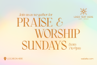 Sunday Worship Pinterest Cover Image Preview
