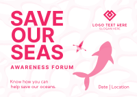 Save The Seas Postcard