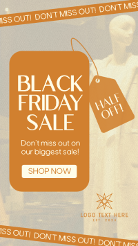 Fashion Modern Black Friday Instagram Reel Design