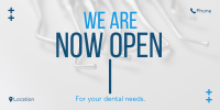 Dental Clinic Opening Twitter Post