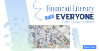 Financial Literacy Podcast Facebook Ad