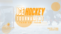 Sporty Ice Hockey Tournament Animation