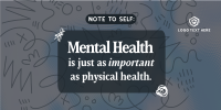 Mental Health Quote Twitter Post