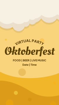 Virtual Oktoberfest Facebook Story