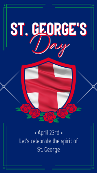 St. George's Day Celebration Facebook Story