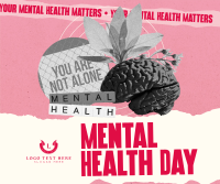 Scrapbook Mental Health Day Facebook Post