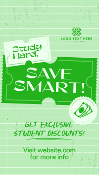 Student Discount Note Instagram Reel Image Preview