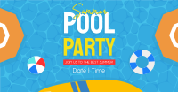 Summer Pool Party Facebook Ad