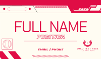 Pop Modern Techno Business Card