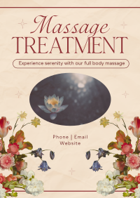 Floral Elegant Spa Poster