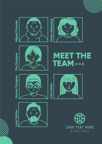 Meet The Team Poster