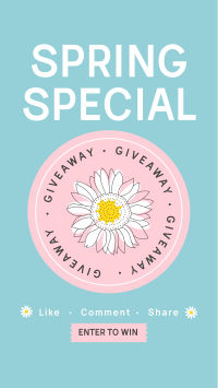 Spring Giveaway Facebook Story