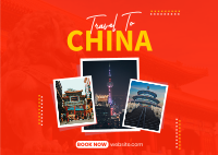 Travelling China Postcard