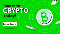 Retro Crypto Invest Facebook Event Cover