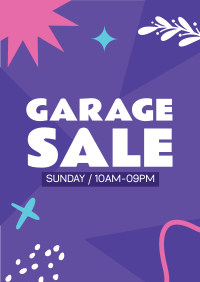 Garage Sale Notice Poster