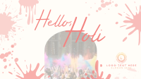 Holi Color Festival Animation