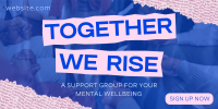 Mental Health Support Group Twitter Post