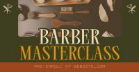 Retro Barber Masterclass Facebook Ad