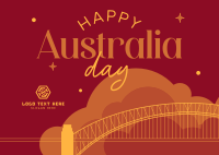 Australia Harbour Bridge Postcard