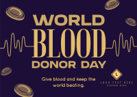 World Blood Donation Day Postcard