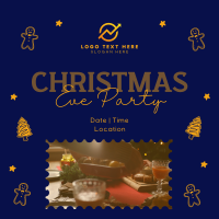 Christmas Eve Party Instagram Post Design