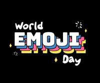 Emoji Day Lettering Facebook Post