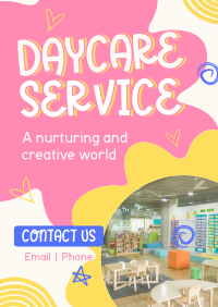 Playful Daycare Facility Poster