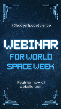 Space Week Webinars Instagram Story