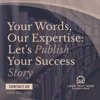 Let's Publish Your Story Linkedin Post