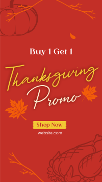 Thanksgiving Buy 1 Get 1 TikTok Video