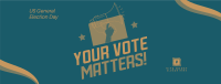 Your Vote Matters Facebook Cover Image Preview