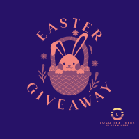 Easter Bunny Giveaway Linkedin Post