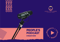 People's Podcast Postcard