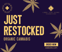 Cannabis on Stock Facebook Post