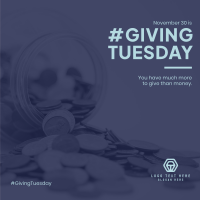 Giving Tuesday Coins Instagram Post Design