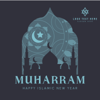 Happy Muharram Instagram Post Design