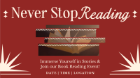 Book Reading Event Animation