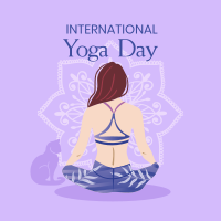 Yoga Day Meditation Instagram Post